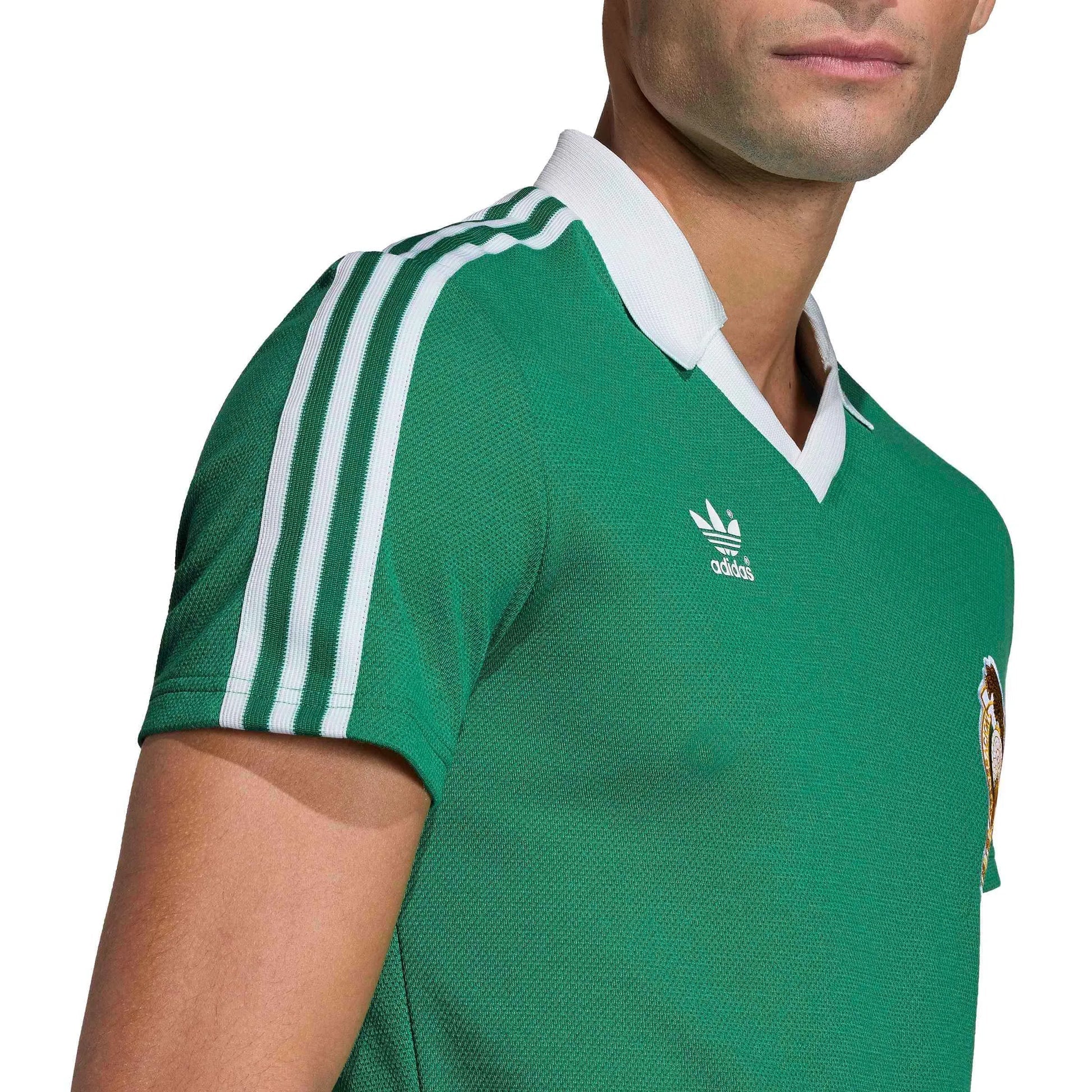 1986 Mexico Men's Retro Stadium Home Soccer Jersey Green 