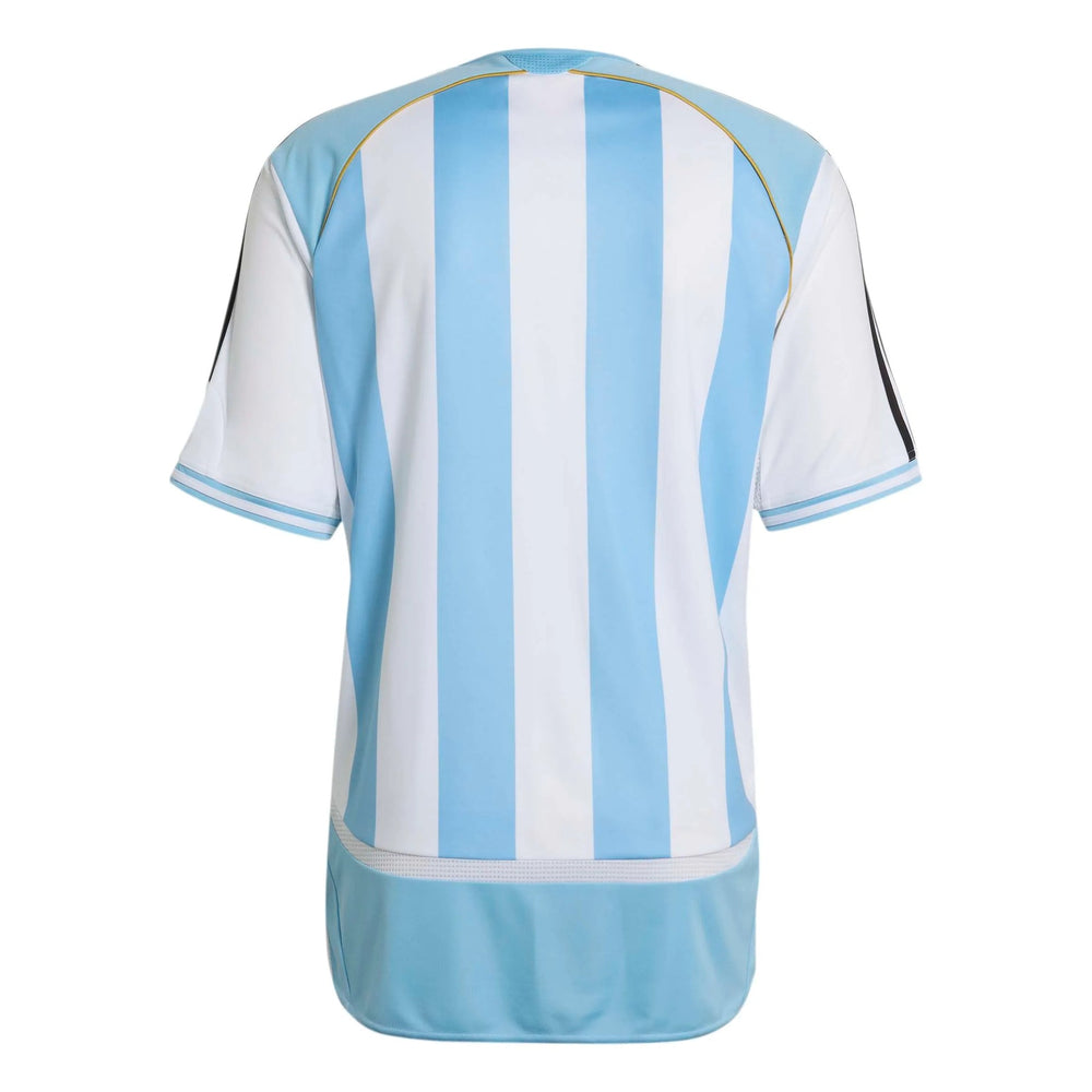 2006 Argentina Men's Retro Stadium Home Soccer Jersey White / Clear Blue 