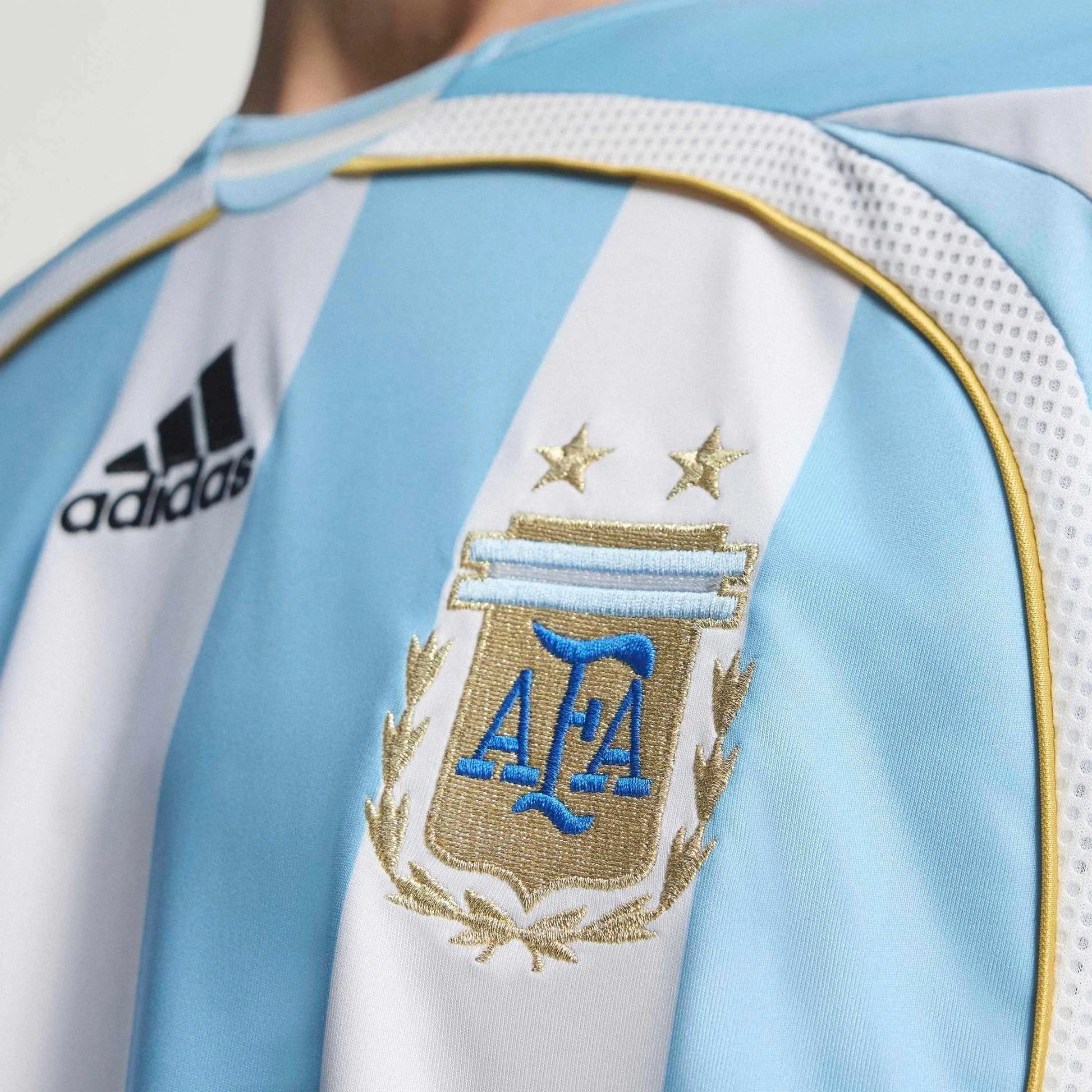 2006 Argentina Men's Retro Stadium Home Soccer Jersey