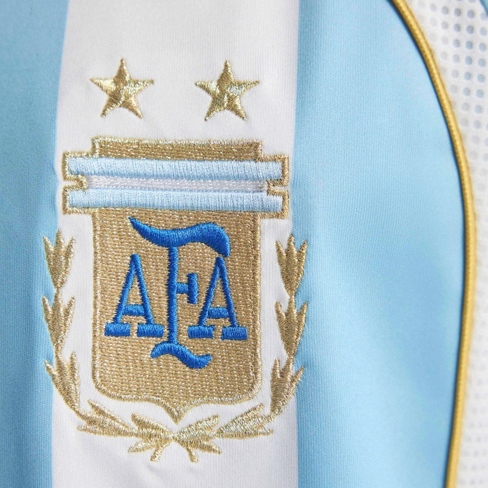 2006 Argentina Men's Retro Stadium Home Messi #19 Soccer Jersey