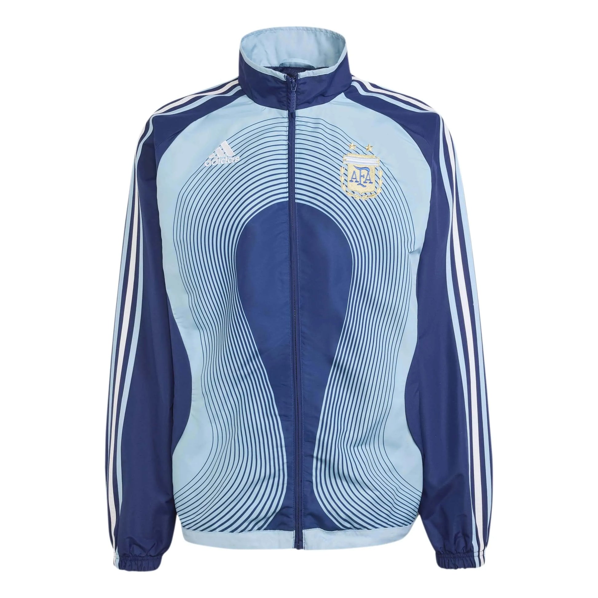 2006 Argentina Men's Retro Away Track Top Dark Blue 