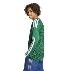 2026 Mexico Youth Stadium Home Long-Sleeve Soccer Jersey Bold Green 