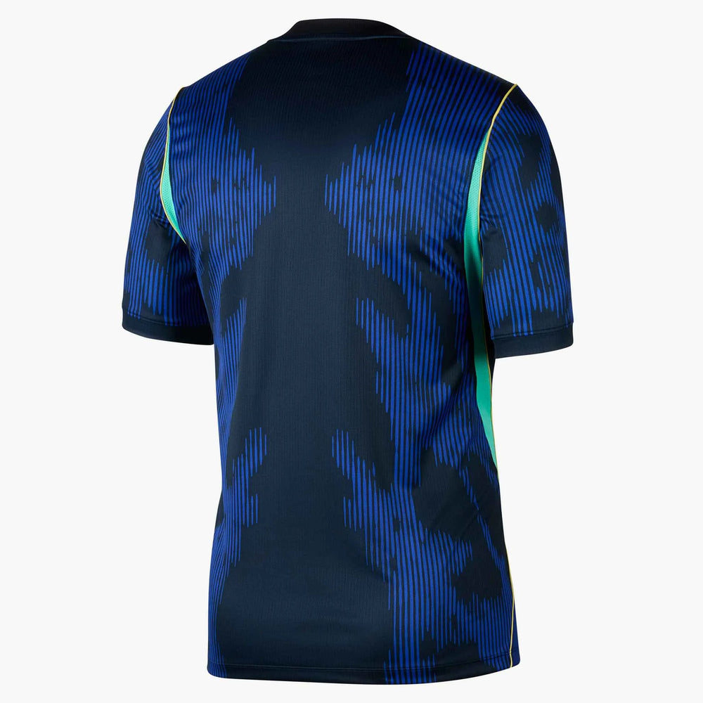 2026-27 Brazil Men's Stadium Away Soccer Jersey Old Royal/Black/P109C 