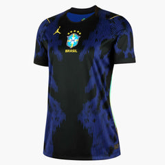 2026-27 Brazil Women's Stadium Away Soccer Jersey Old Royal/Black/P109C 