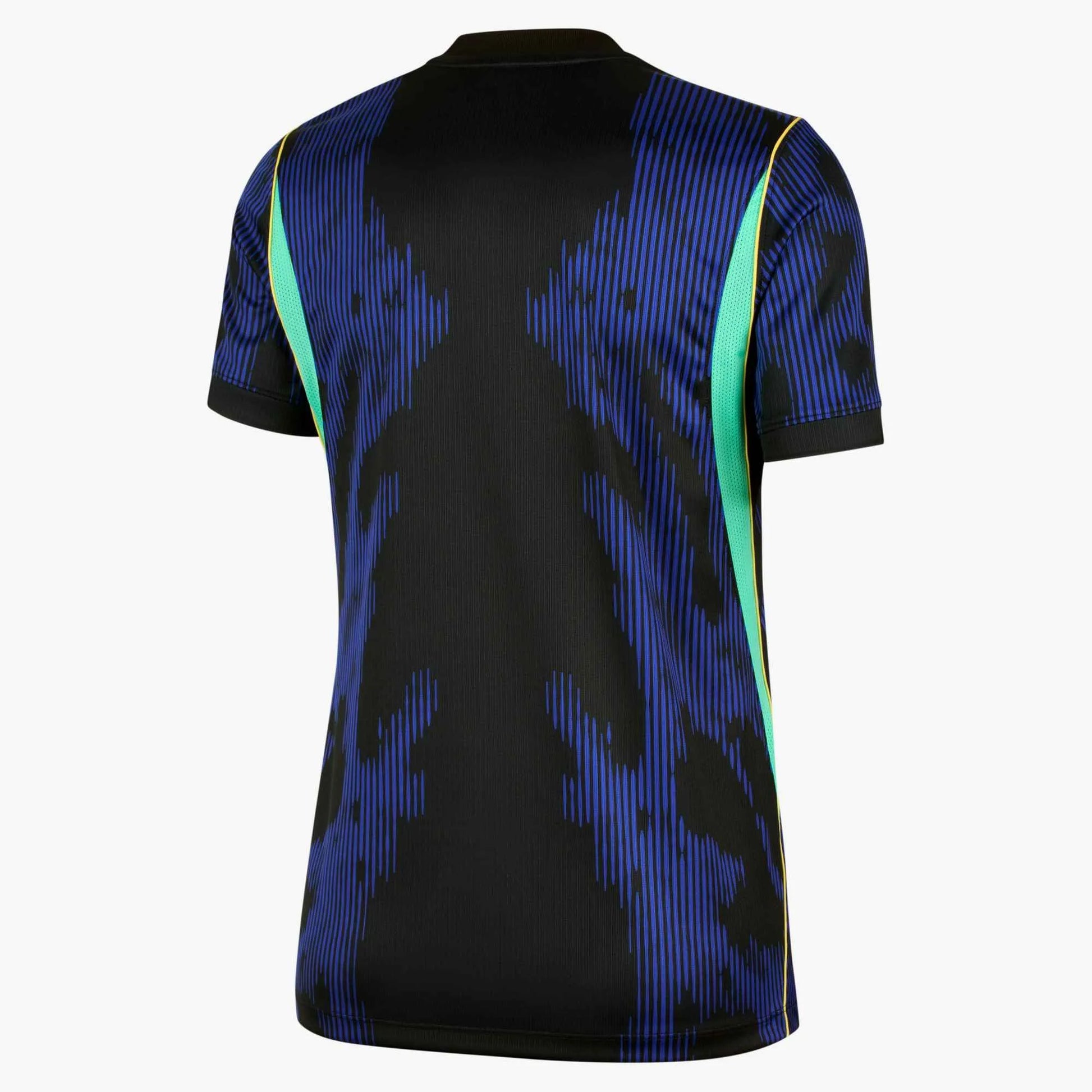 2026-27 Brazil Women's Stadium Away Soccer Jersey Old Royal/Black/P109C 