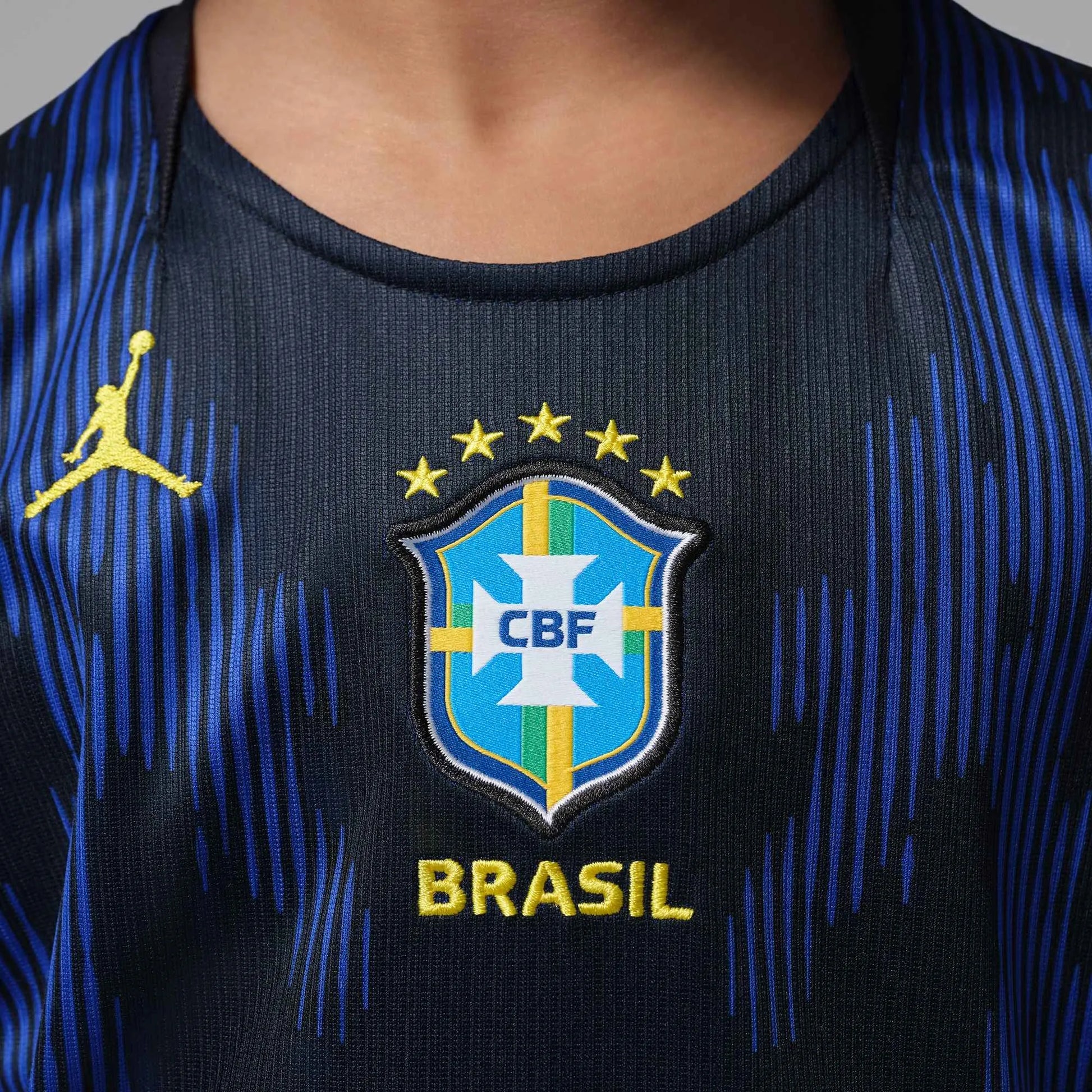 2026-27 Brazil Little Kids' Stadium Away Kit Old Royal/Black/P109C 