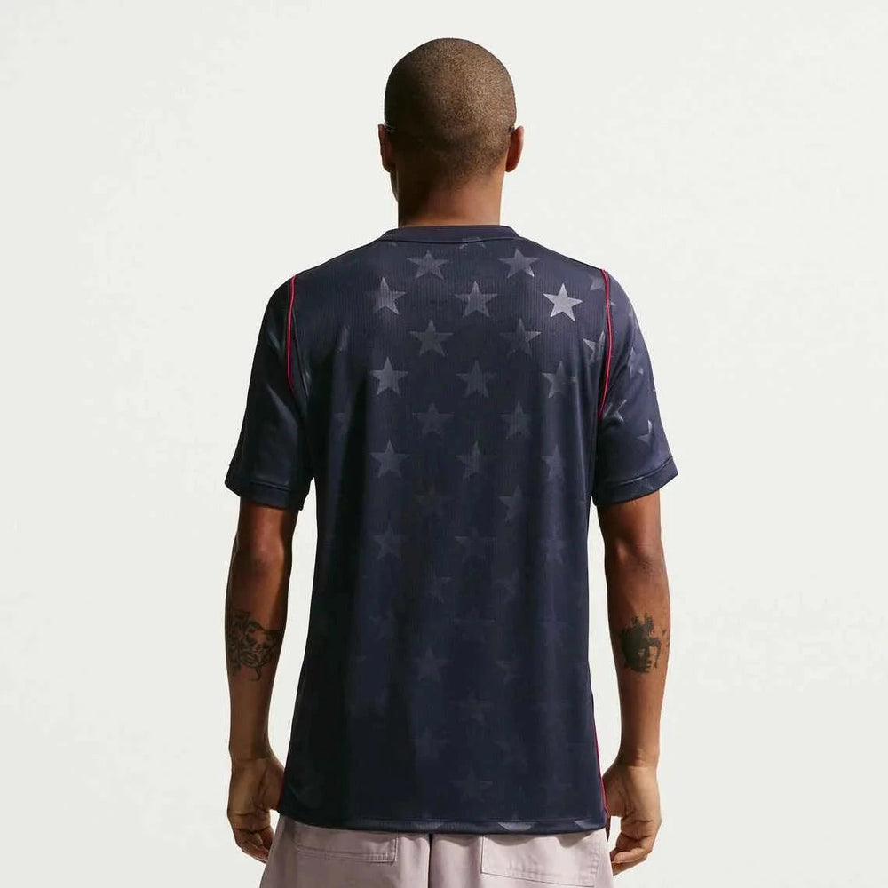 2026-27 USMNT Men's Stadium Away Soccer Jersey Dark Obsidian/Pure Platinum 