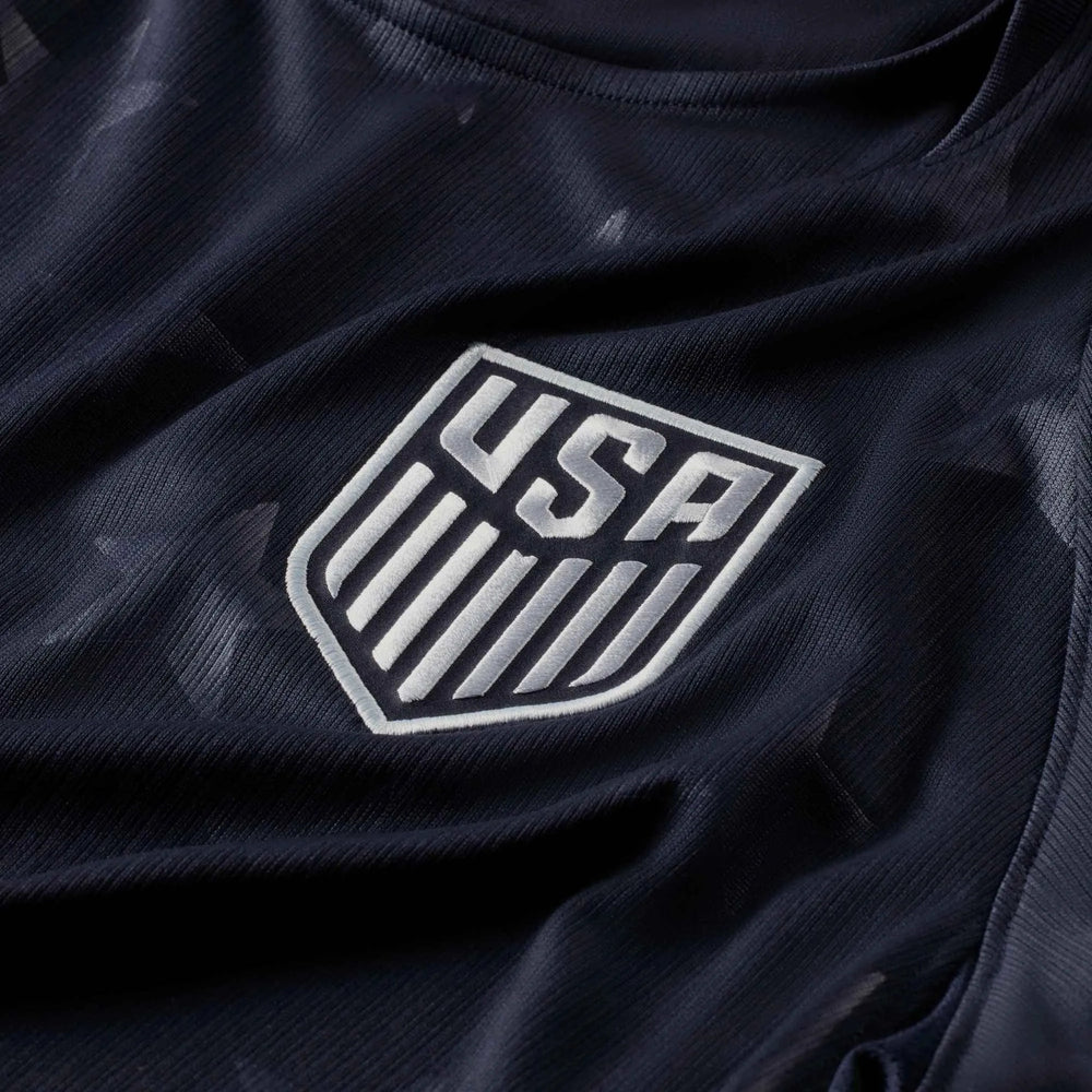 2026-27 USMNT Men's Stadium Away Soccer Jersey Dark Obsidian/Pure Platinum 