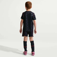2026-27 USMNT Little Kid's Stadium Away Kit Dark Obsidian/Pure Platinum 