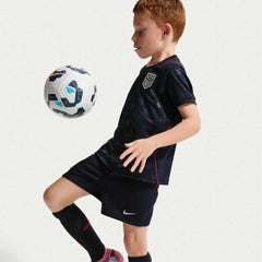 2026-27 USMNT Little Kid's Stadium Away Kit Dark Obsidian/Pure Platinum 