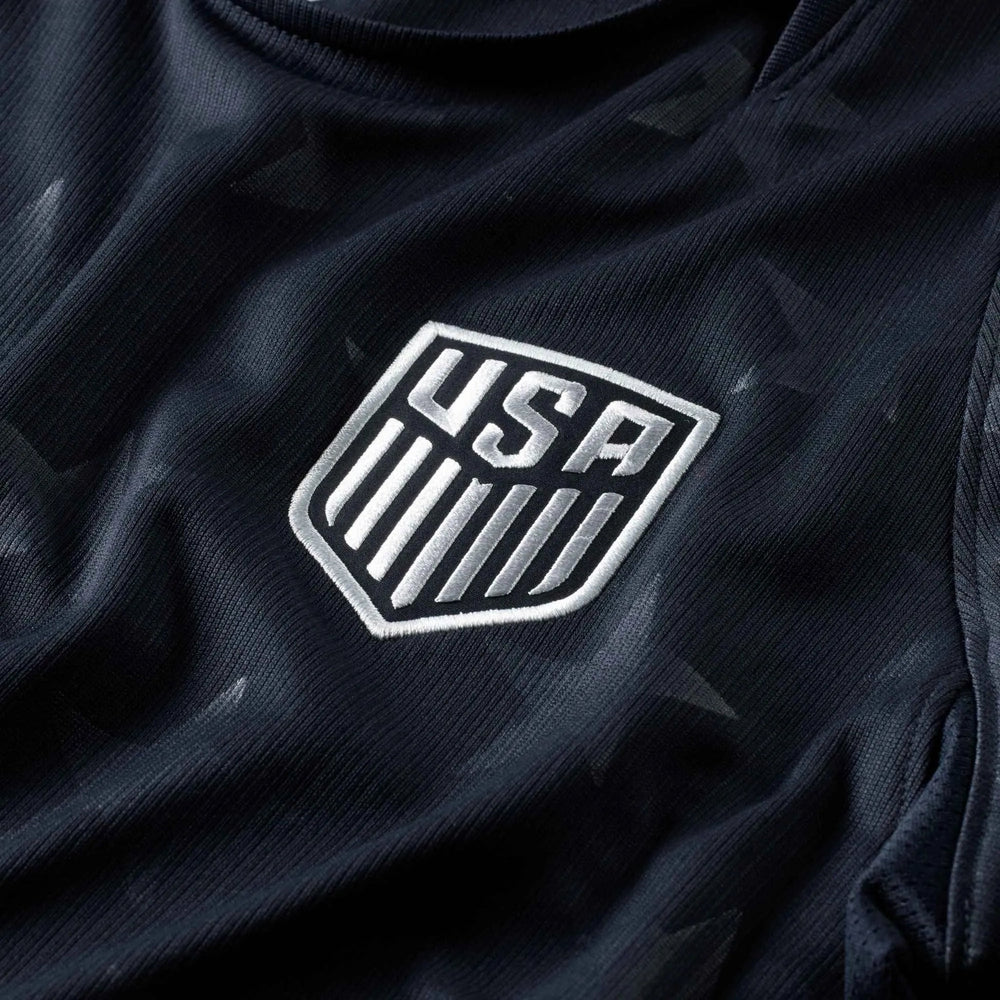 2026-27 USMNT Women's Stadium Away Soccer Jersey Dark Obsidian/Pure Platinum 