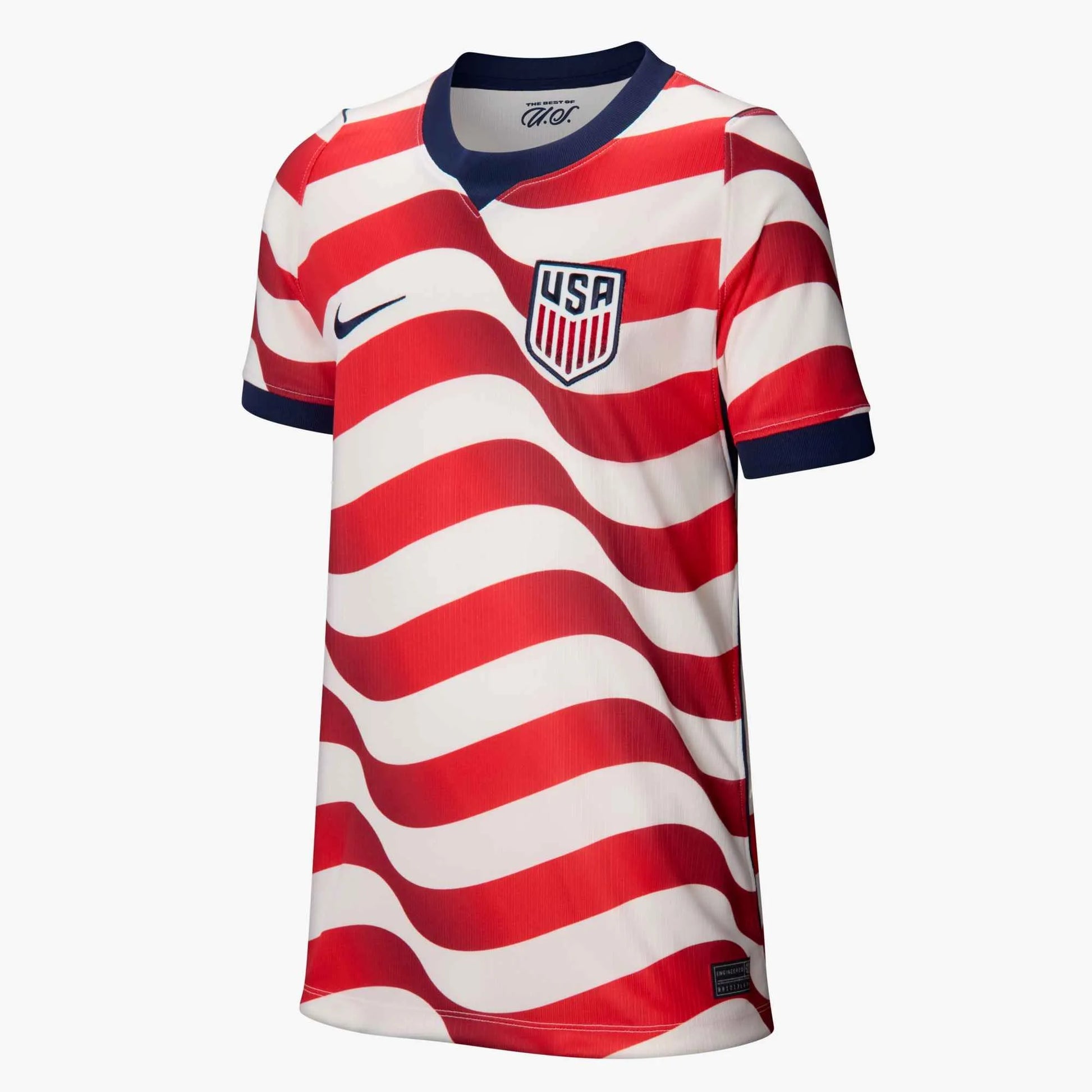 2026-27 USMNT Youth Stadium Home Soccer Jersey Sail/Midnight Navy/Midnight Navy 