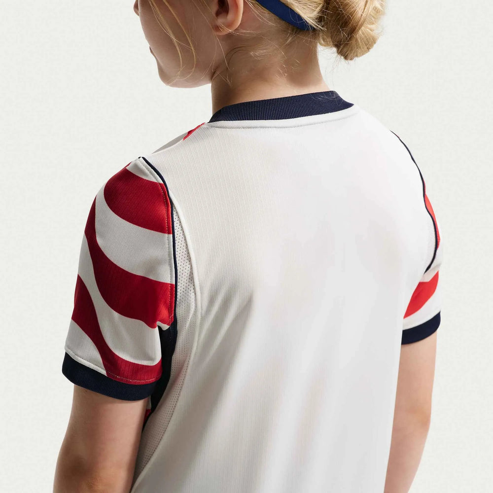 2026-27 USMNT Youth Stadium Home Soccer Jersey Sail/Midnight Navy/Midnight Navy 