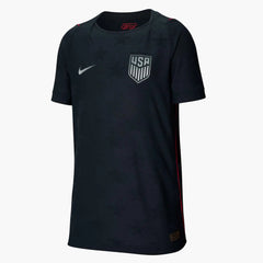 2026-27 USMNT Youth Authentic Away Soccer Jersey Dark Obsidian/Pure Platinum 