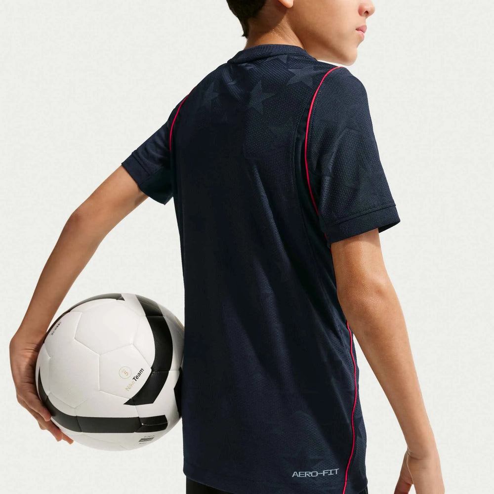 2026-27 USMNT Youth Authentic Away Soccer Jersey Dark Obsidian/Pure Platinum 