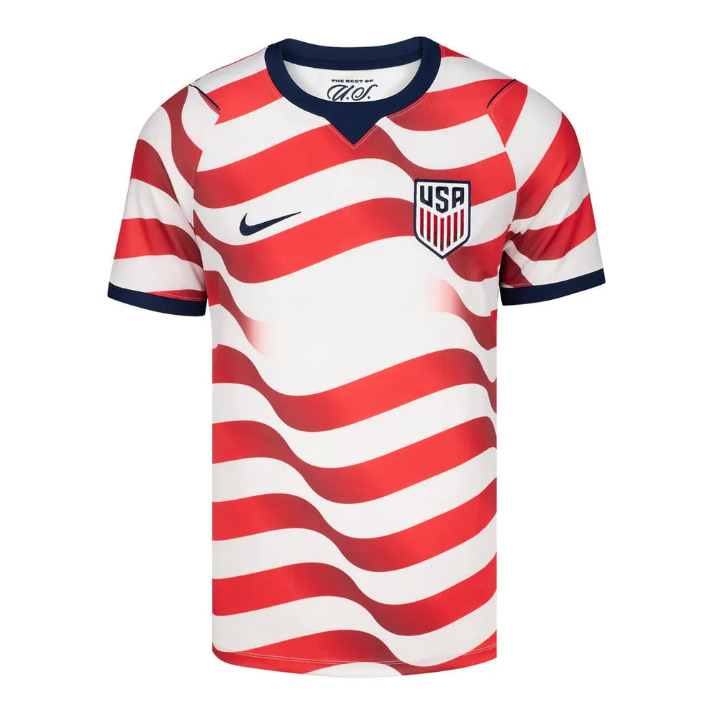 2026-27 USMNT Men's Stadium Home Player Soccer Jersey Sail/Midnight Navy/Midnight Navy 