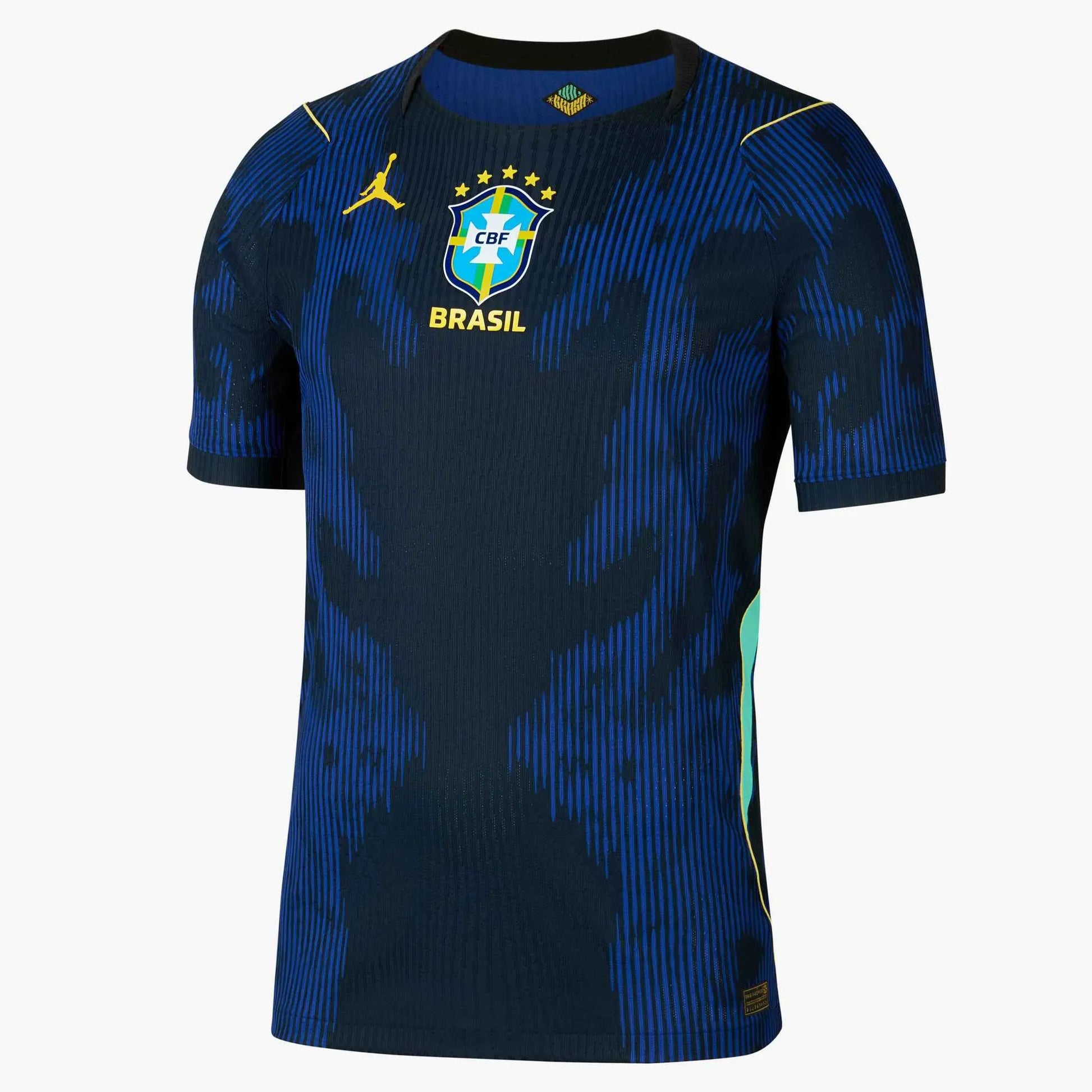 2026-27 Brazil Men's Authentic Away Soccer Jersey Old Royal/Black/P109C 
