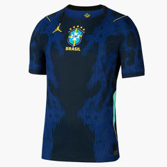 2026-27 Brazil Men's Authentic Away Soccer Jersey Old Royal/Black/P109C 