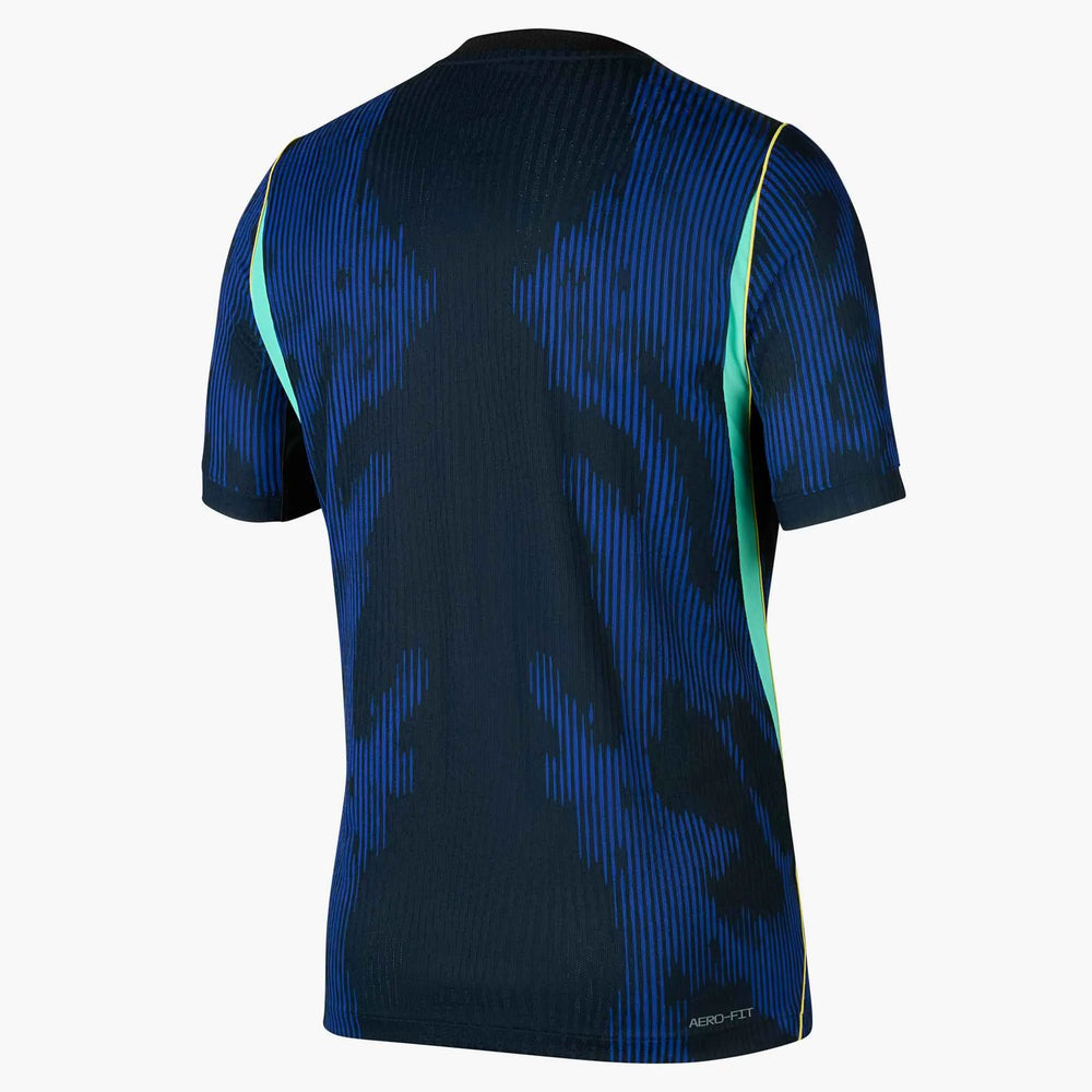 2026-27 Brazil Men's Authentic Away Soccer Jersey Old Royal/Black/P109C 
