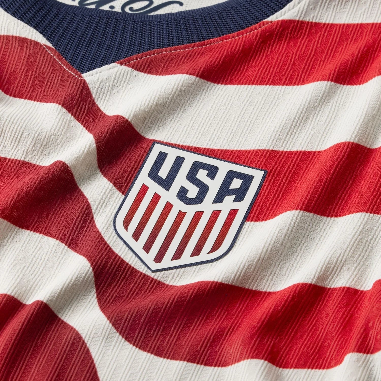 2026-27 USMNT Youth Authentic Home Player Soccer Jersey Sail/Midnight Navy/Midnight Navy 