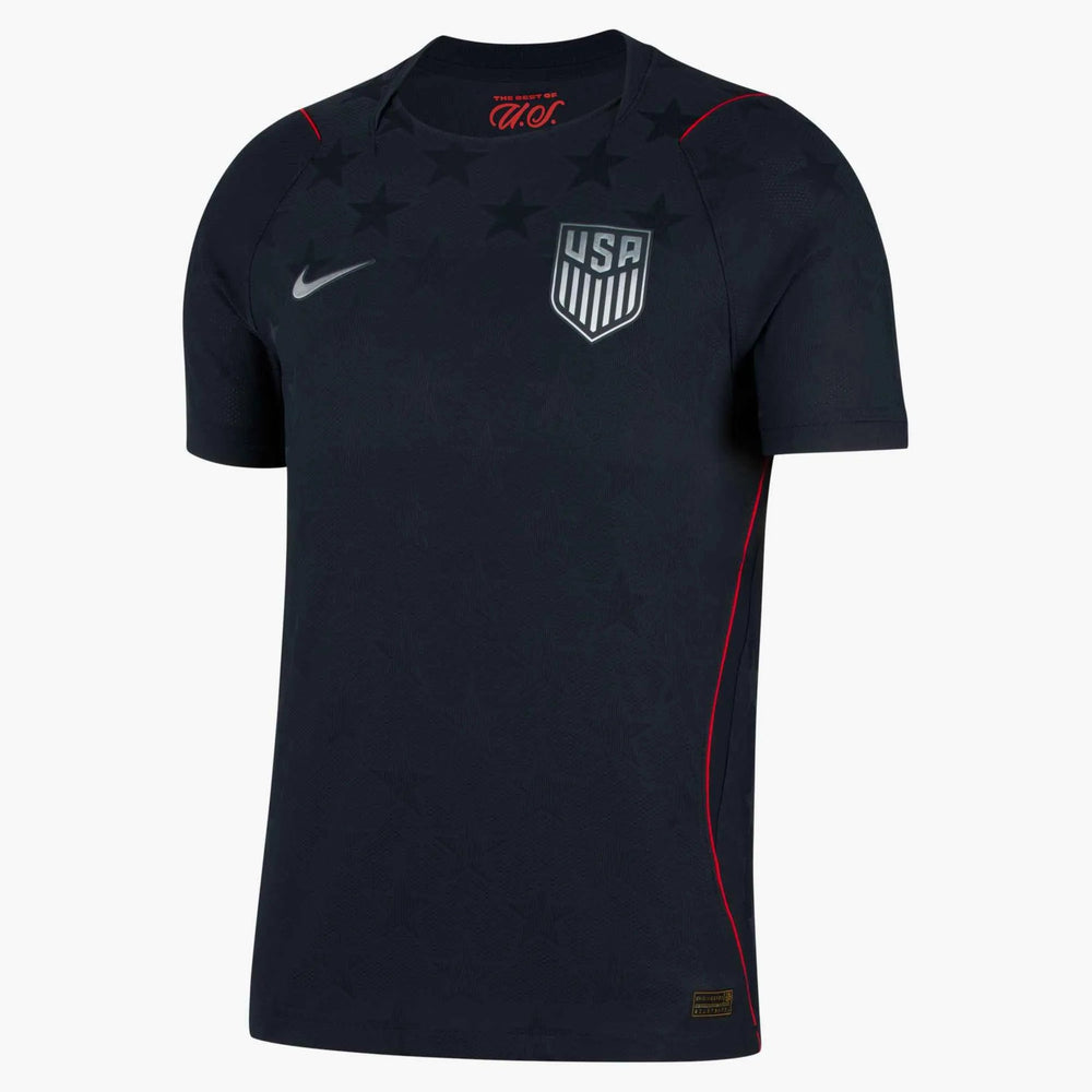 2026-27 USMNT Men's Authentic Away Soccer Jersey Dark Obsidian/Pure Platinum 