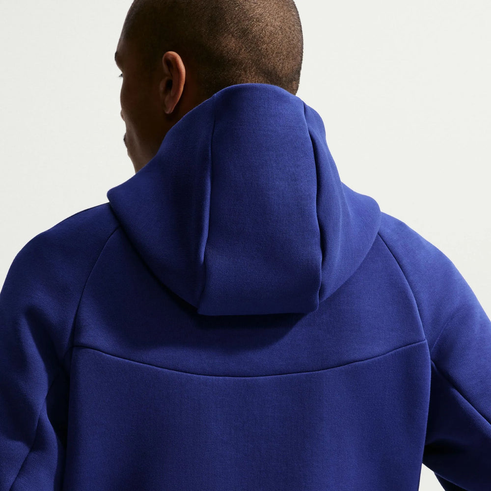 2026-27 USMNT Men's Full-Zip Tech Fleece Hoodie Deep Royal Blue/Challenge Red 