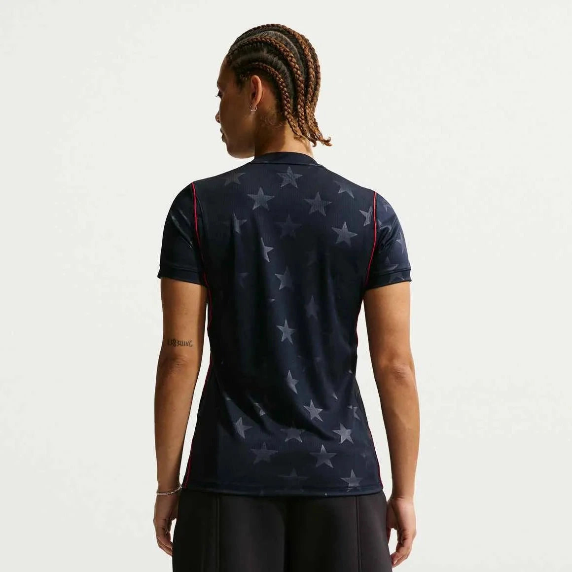 2026-27 USWNT Women's Stadium Away Soccer Jersey Dark Obsidian/Pure Platinum 