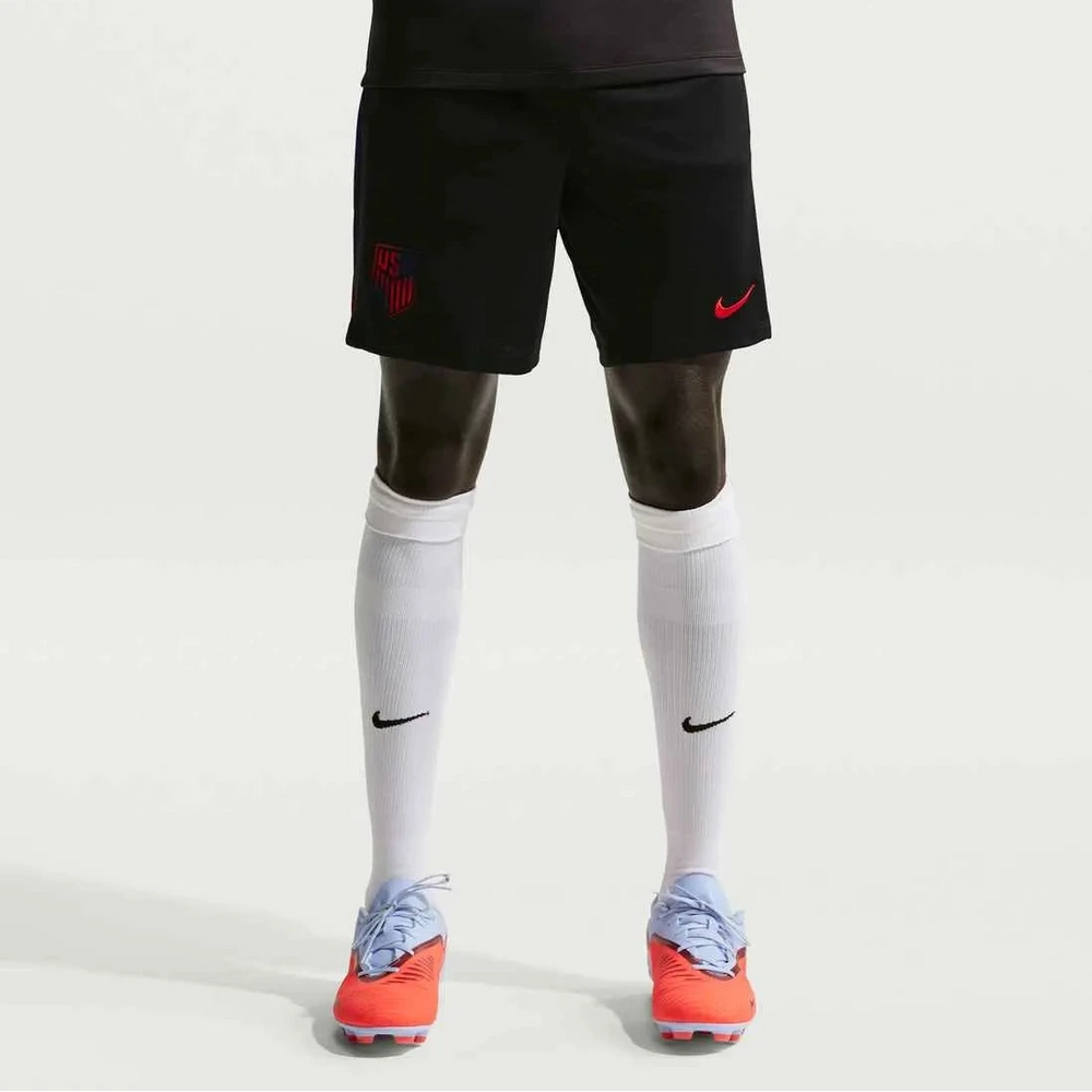 2026-27 USMNT Men's Strike KZ Shorts Black/Deep Royal Blue/Challenge Red 