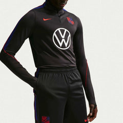 2026-27 USMNT Men's Strike KZ Shorts Black/Deep Royal Blue/Challenge Red 
