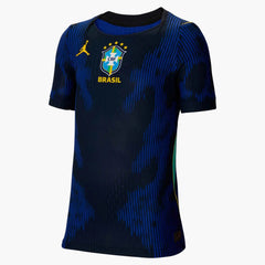 2026-27 Brazil Youth Authentic Away Soccer Jersey Old Royal/Black/P109C 