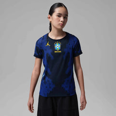 2026-27 Brazil Youth Authentic Away Soccer Jersey Old Royal/Black/P109C 