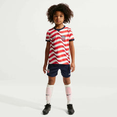 2026-27 USMNT Little Kid's Stadium Home Kit Sail/Midnight Navy/Midnight Navy 