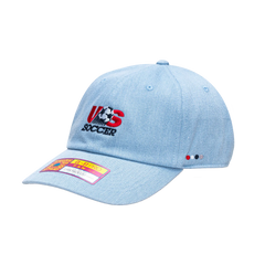 Fan Ink Collection USA Soccer "Making History" Adjustable Hat Light Blue 