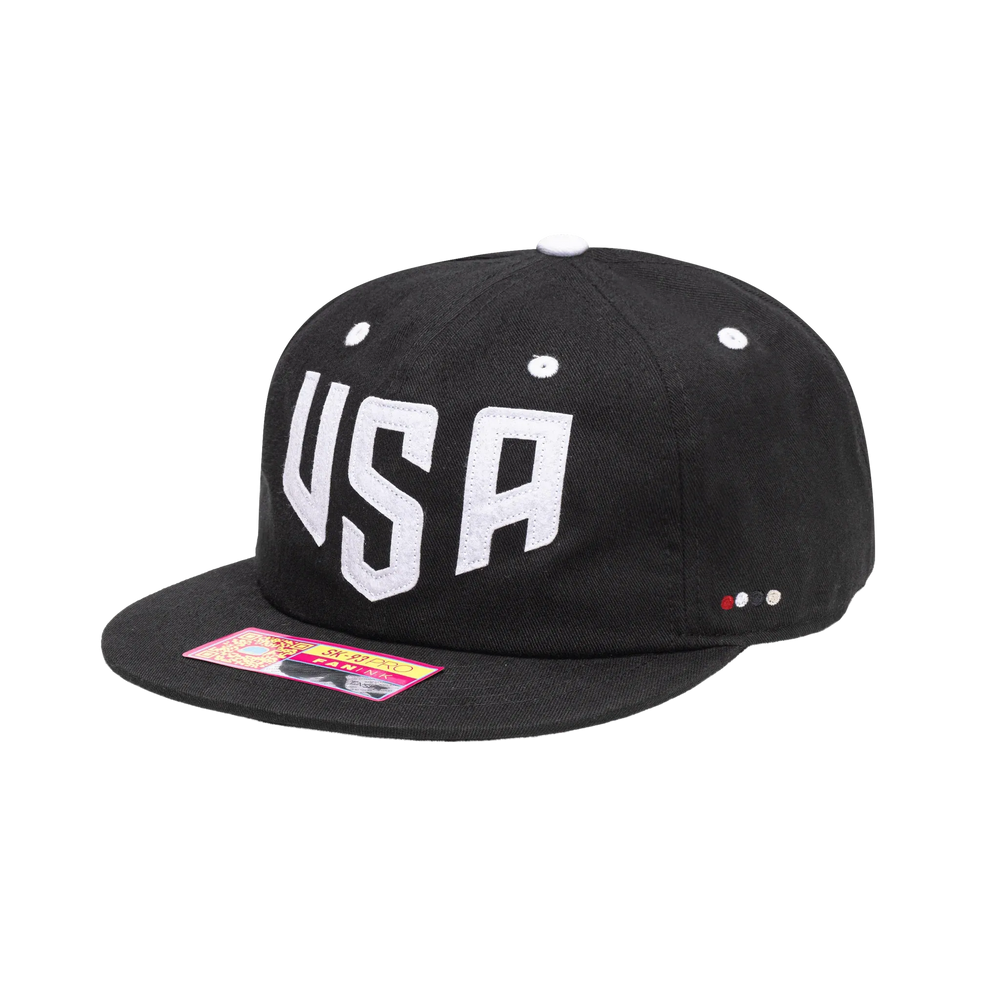 Fan Ink Collection USA Bankroll Snapback Hat Black 