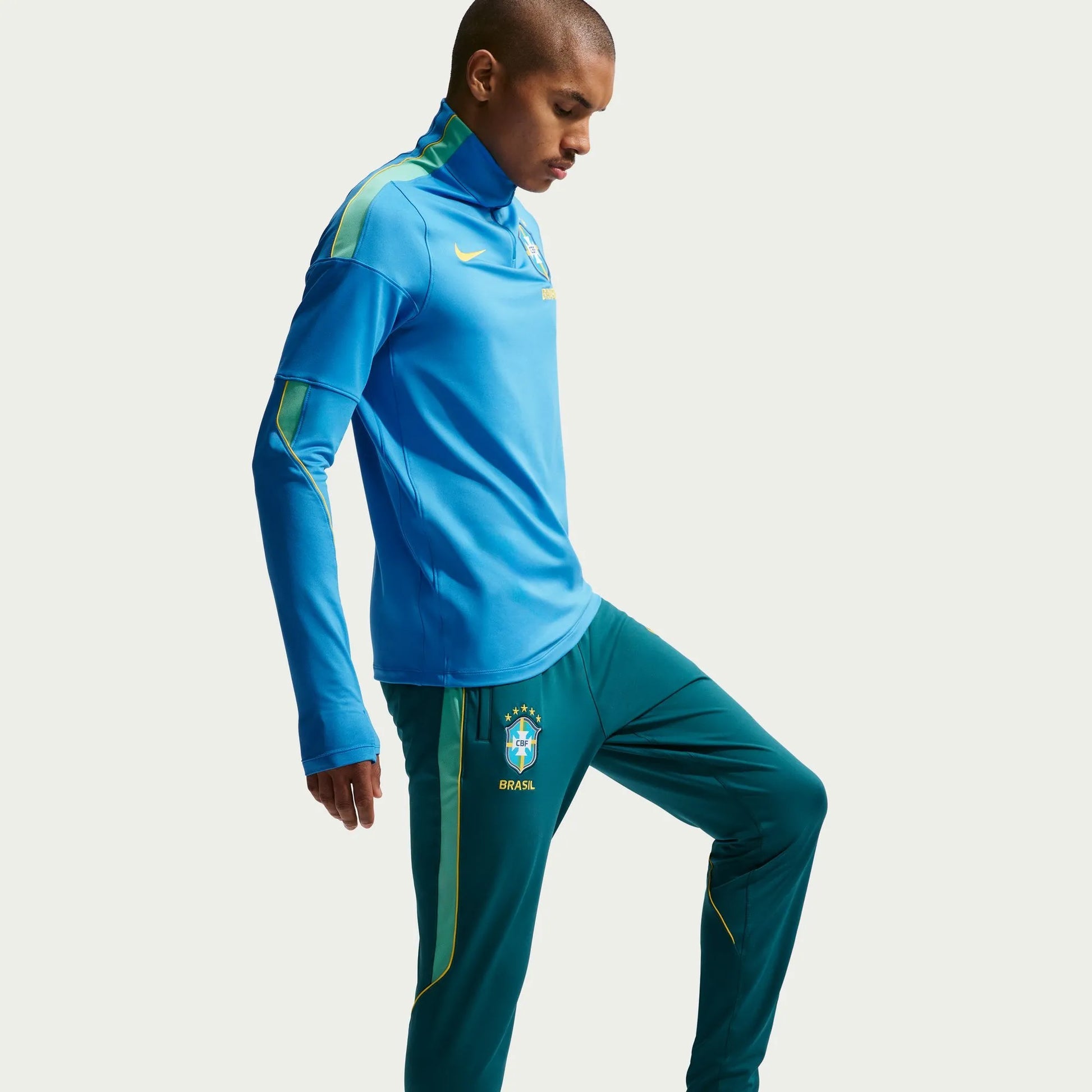 2026-27 Brazil Men's Strike KPZ Pants Geode Teal/Light Menta/Midwest Gold 