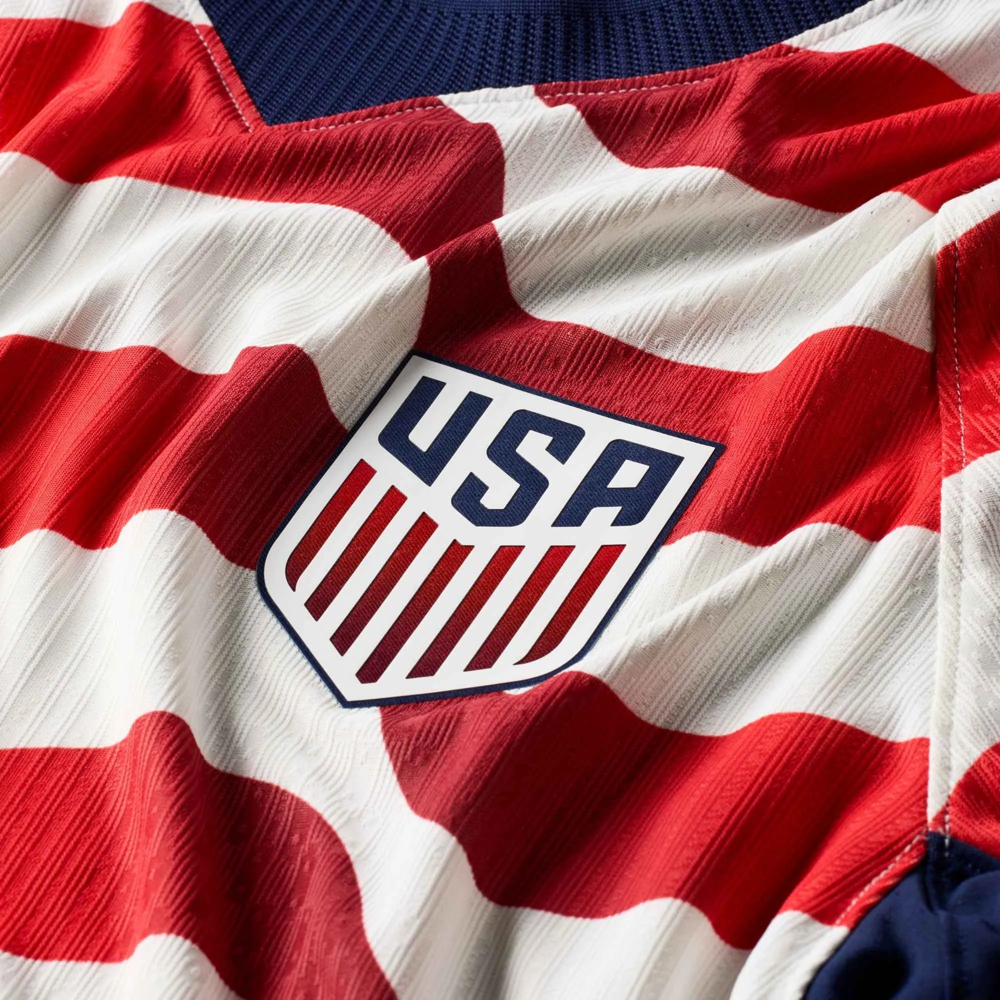 2026-27 USMNT Men's Authentic Home Soccer Jersey Sail/Midnight Navy/Midnight Navy 