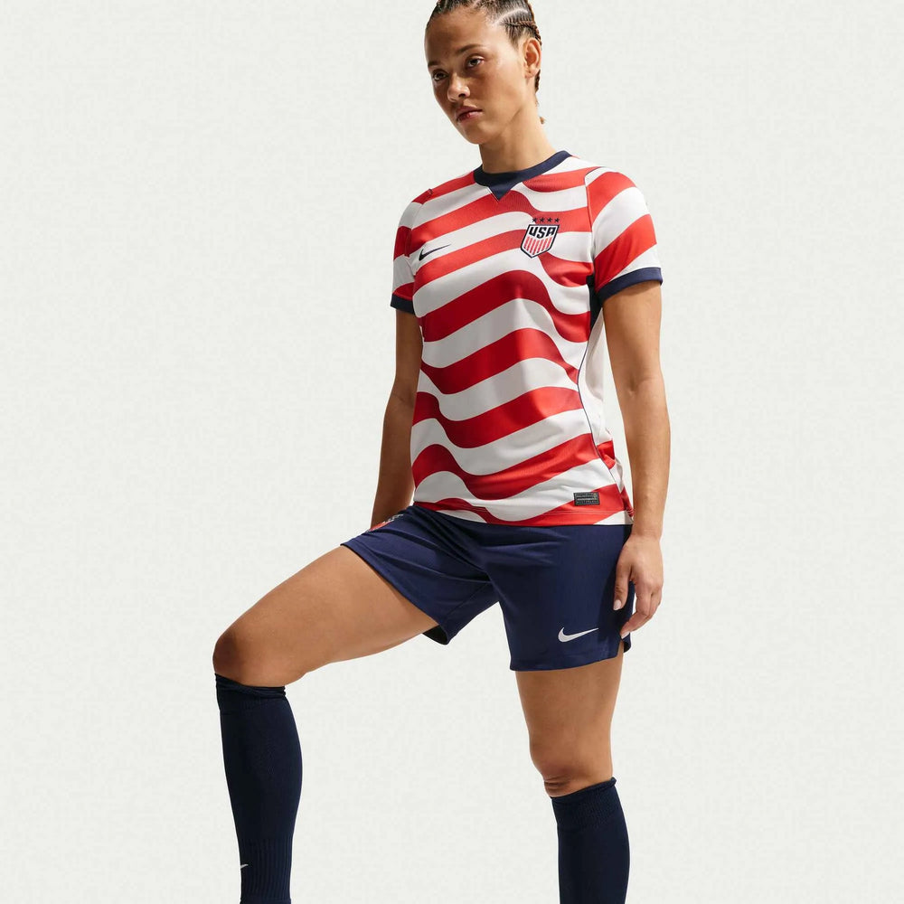2026-27 USMNT Women's Stadium Home Shorts Midnight Navy/Sail 