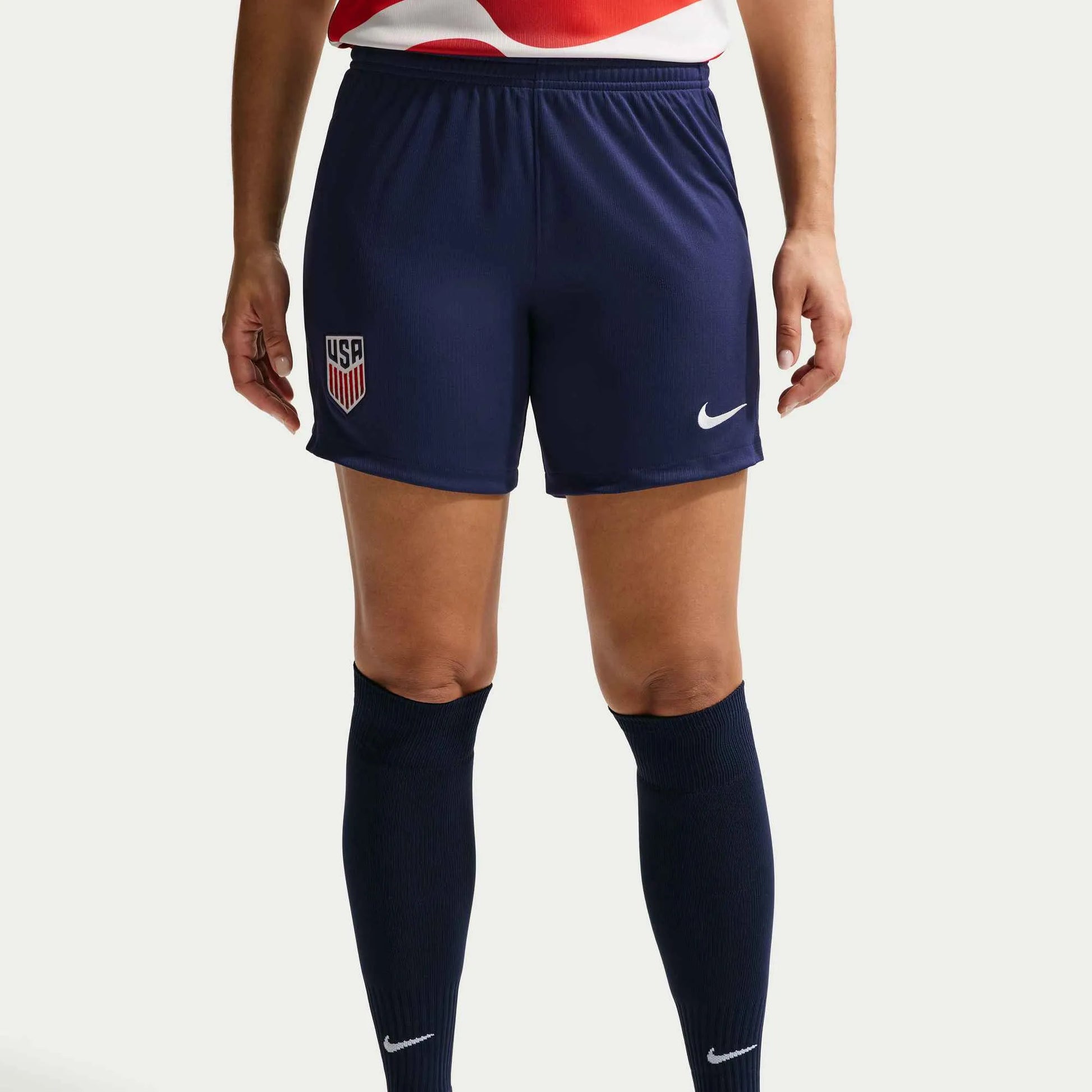 2026-27 USMNT Women's Stadium Home Shorts Midnight Navy/Sail 