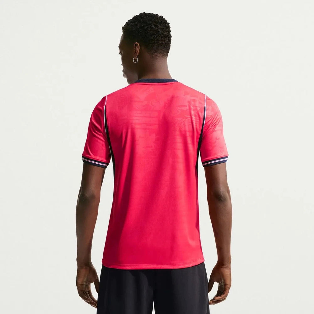 2026-27 England Men's Stadium Away Soccer Jersey Speed Red/Obsidian/White/Obsidian 