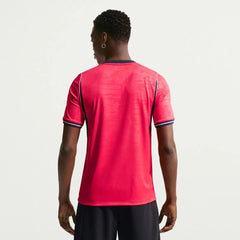 2026-27 England Men's Stadium Away Soccer Jersey Speed Red/Obsidian/White/Obsidian 