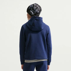 2026-27 England Youth Club Pullover Hoodie Midnight Navy/White 