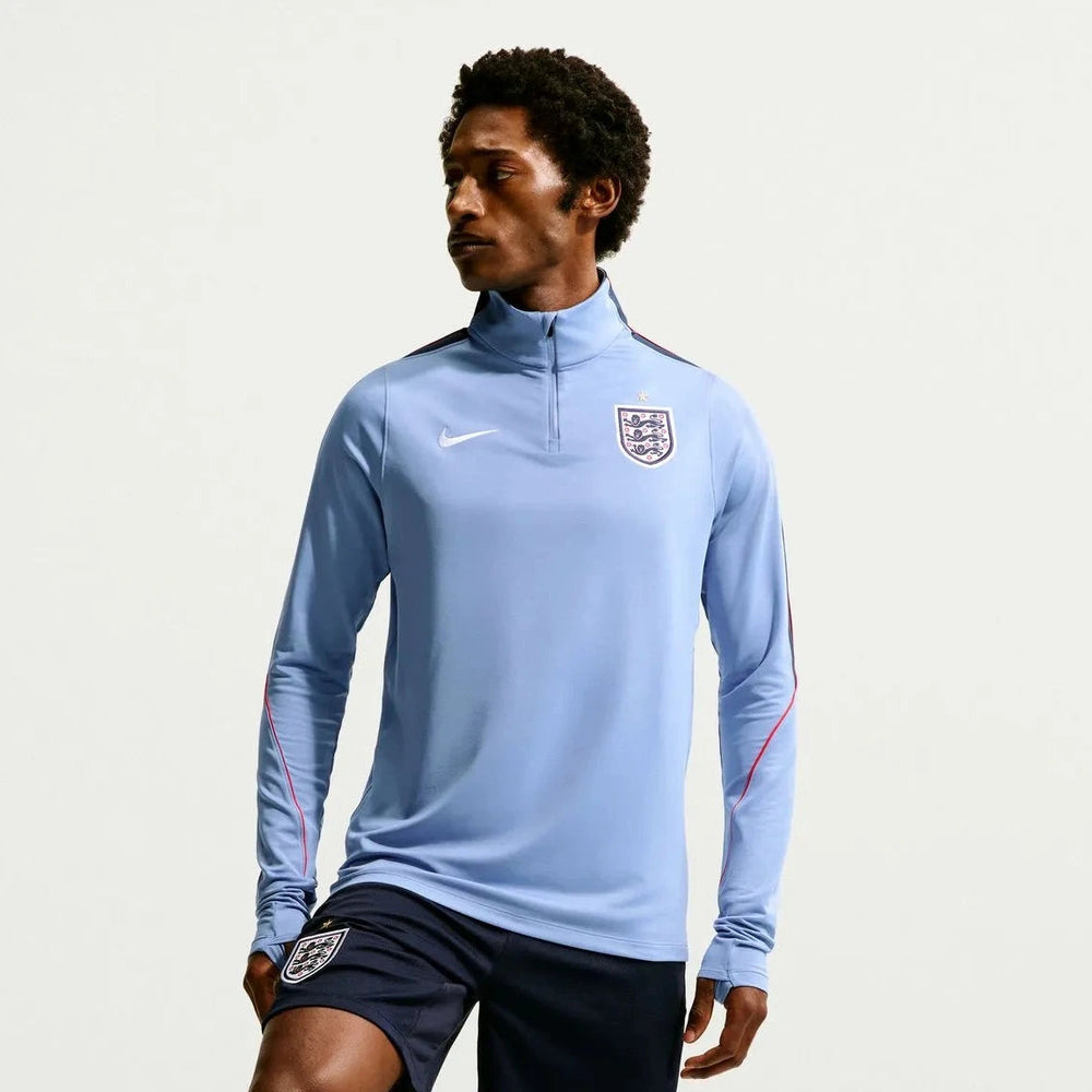 2026-27 England Men's Strike Drill Top Work Blue/Obsidian/White 