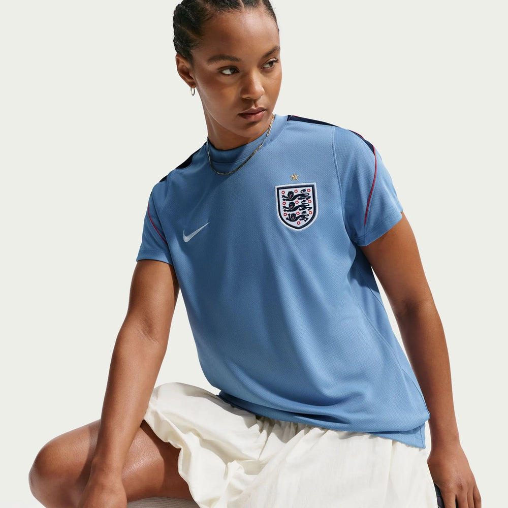 2026-27 England Women's Strike Top Work Blue/Obsidian/White 