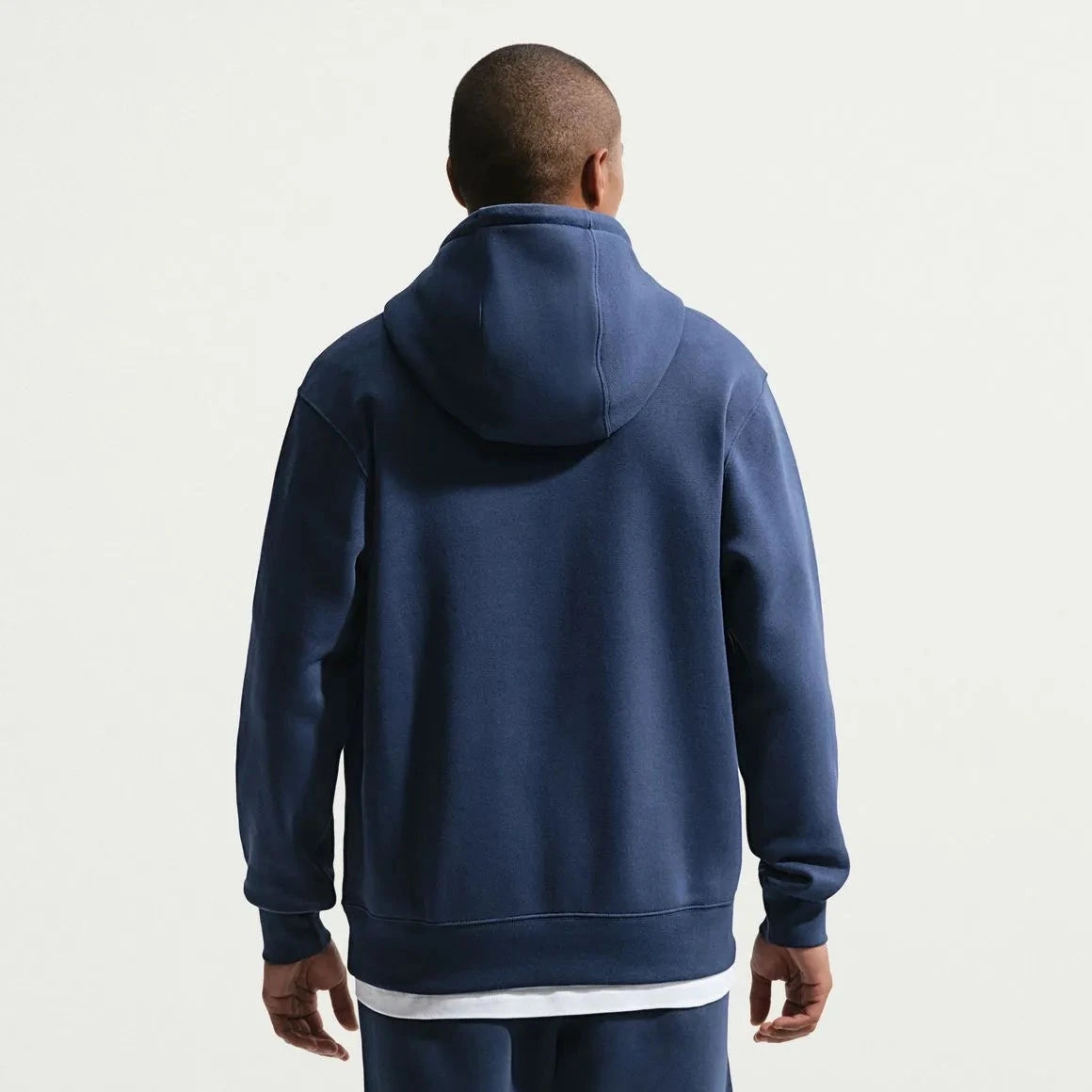 2026-27 England Men's Club Pullover Hoodie Midnight Navy/White 