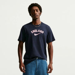 2026-27 England Men's Wordmark Tee Obsidian 