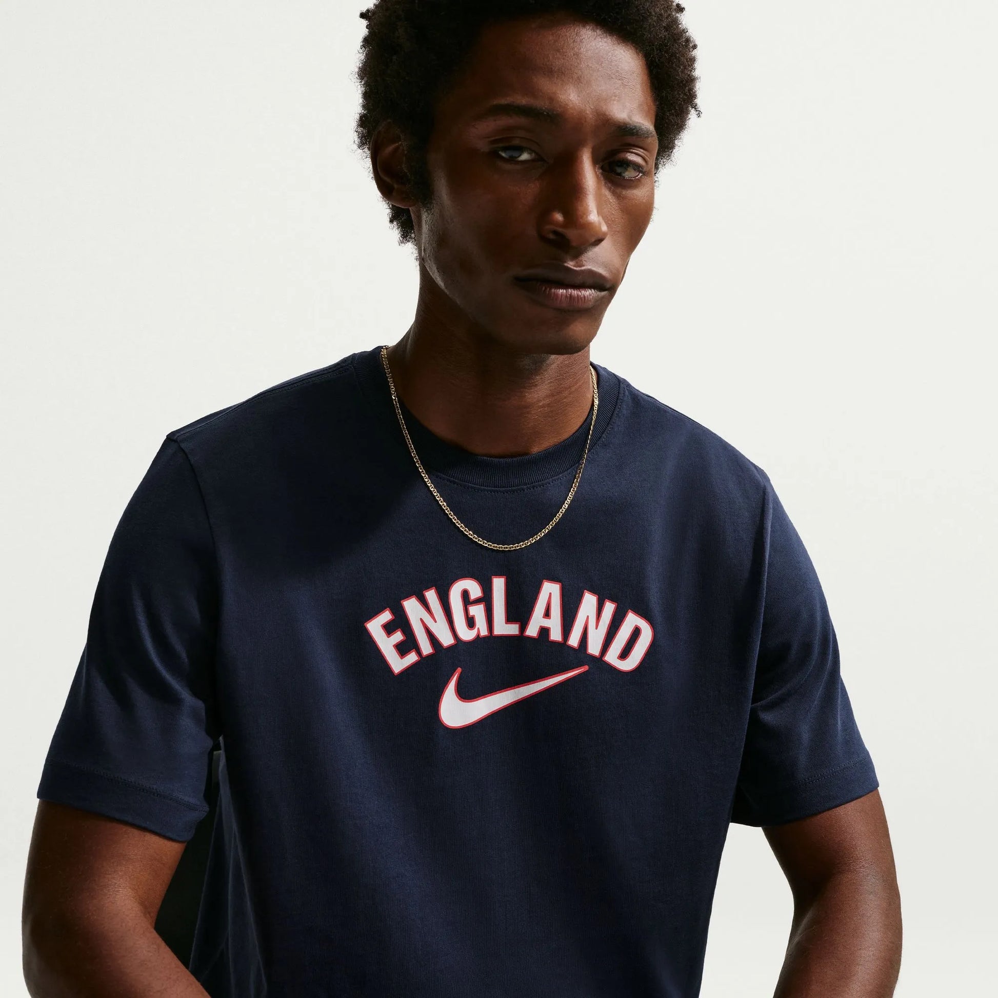 2026-27 England Men's Wordmark Tee Obsidian 