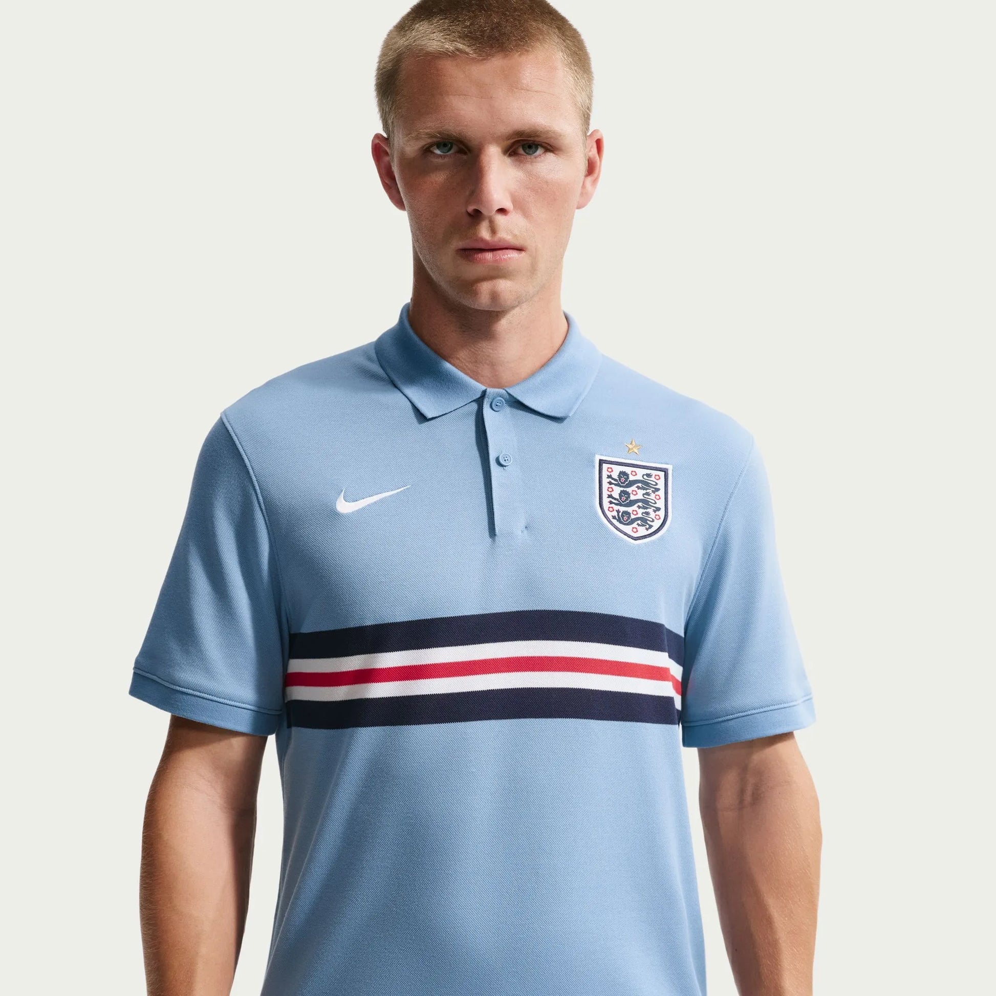 2026-27 England Men's The Polo 2.0 Work Blue/White 