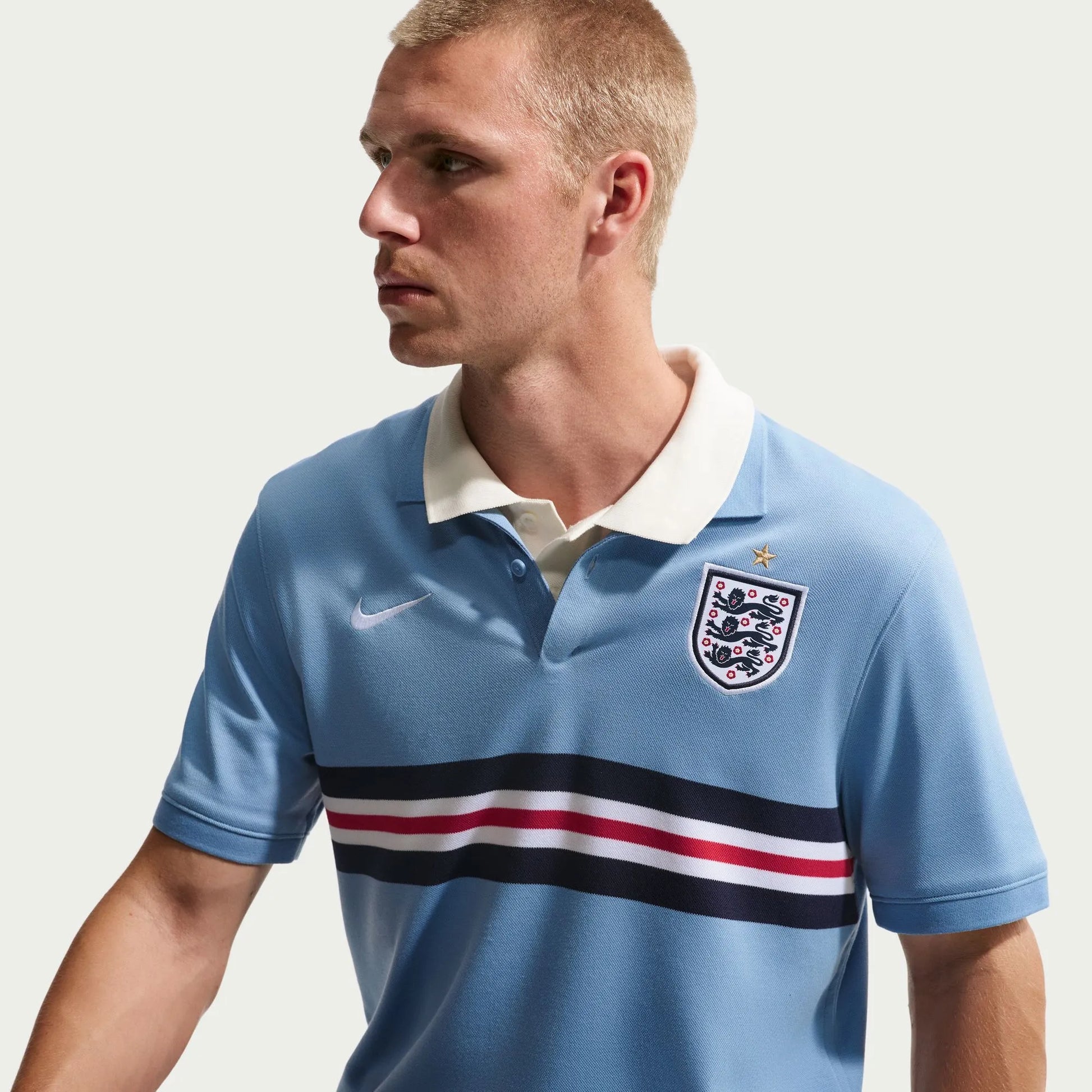 2026-27 England Men's The Polo 2.0 Work Blue/White 