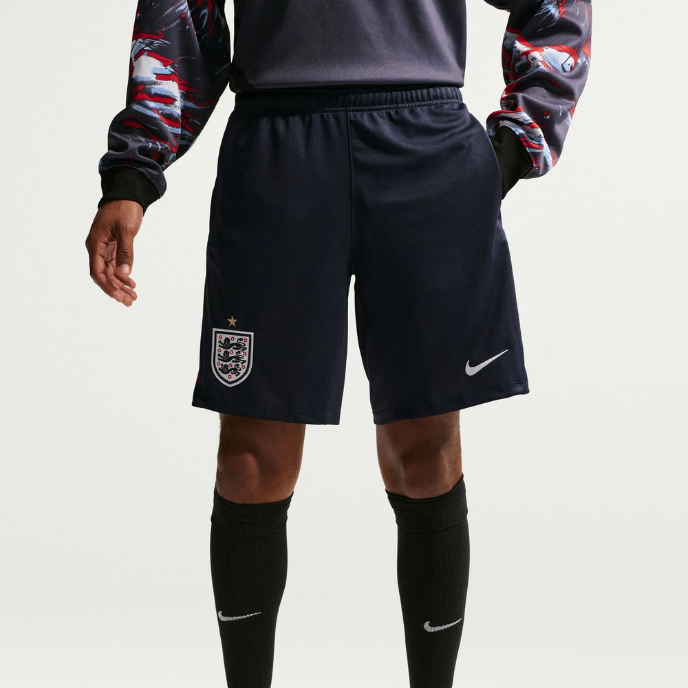 2026-27 England Men's Strike KZ Shorts Obsidian/Work Blue/White 