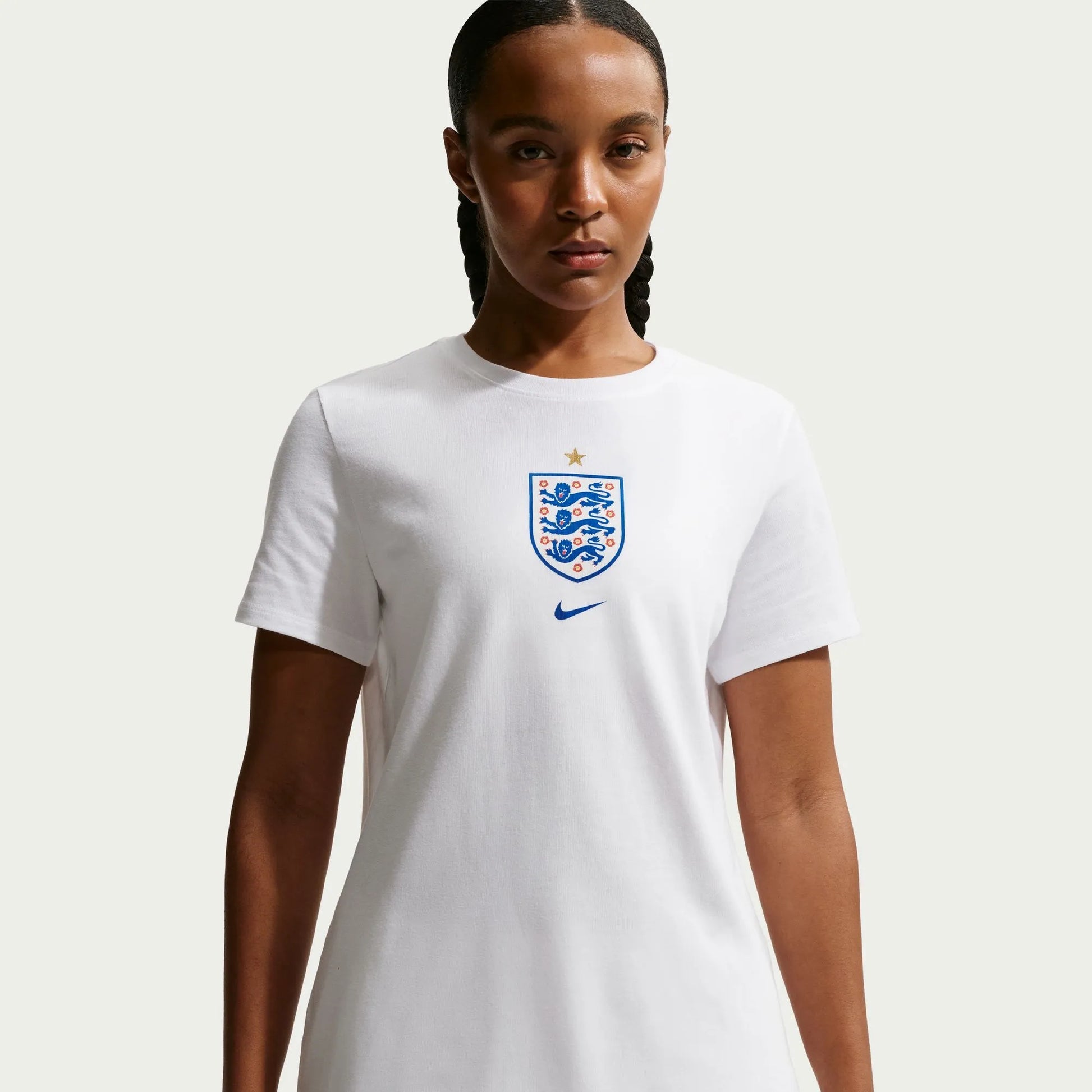 2026-27 England Women's Crest Tee White 
